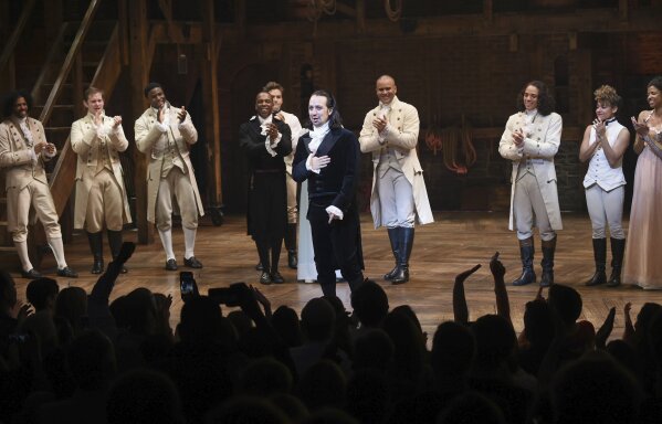 Disney makes filmed version of Hamilton streamable in July AP News